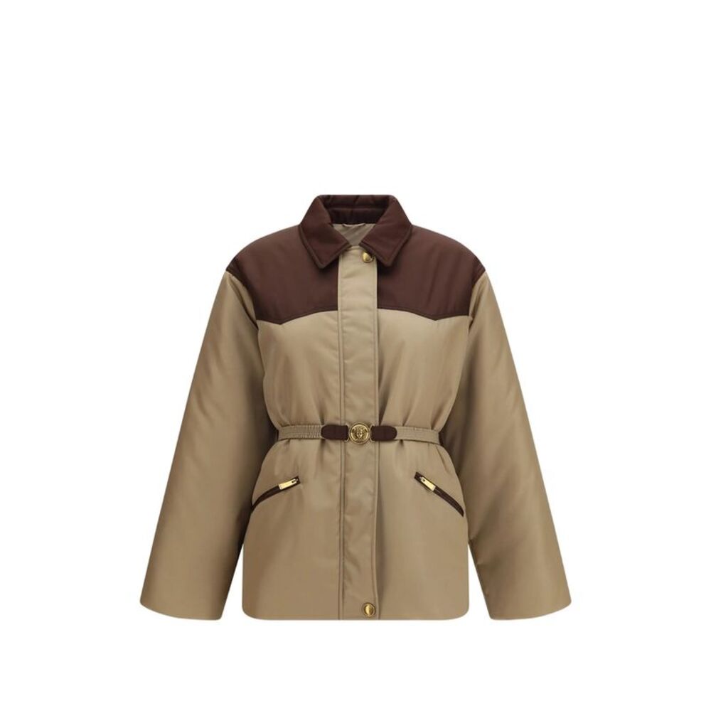 Versace Neutrals Jackets - Fitted Jackets Women